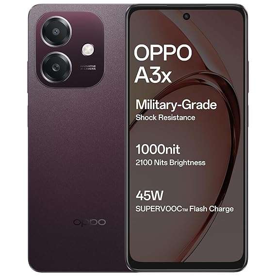 
												
												Oppo A3x 4G (4GB+64GB)